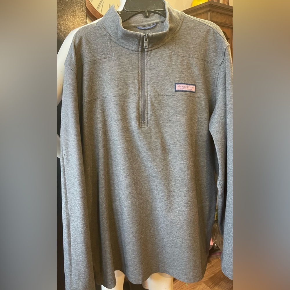 Vineyard vines Edgartown shep shirt ultimate gray for men